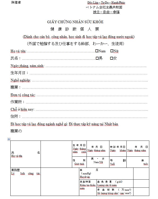 kienvangjsc-khám sức khỏe